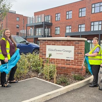 Erdington care home rolls up its sleeves to host community litter-picking initiative