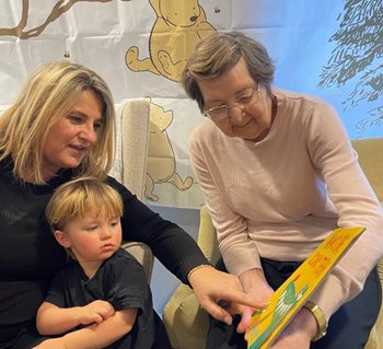 Newmarket care home residents read bedtime stories to local children
