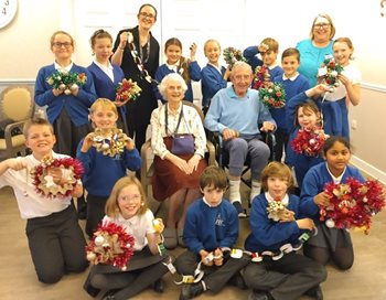 School children join Chelmsford care home for journey into Christmas past