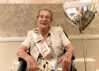 Solihull care home resident celebrates her 100th birthday with surprise tea party