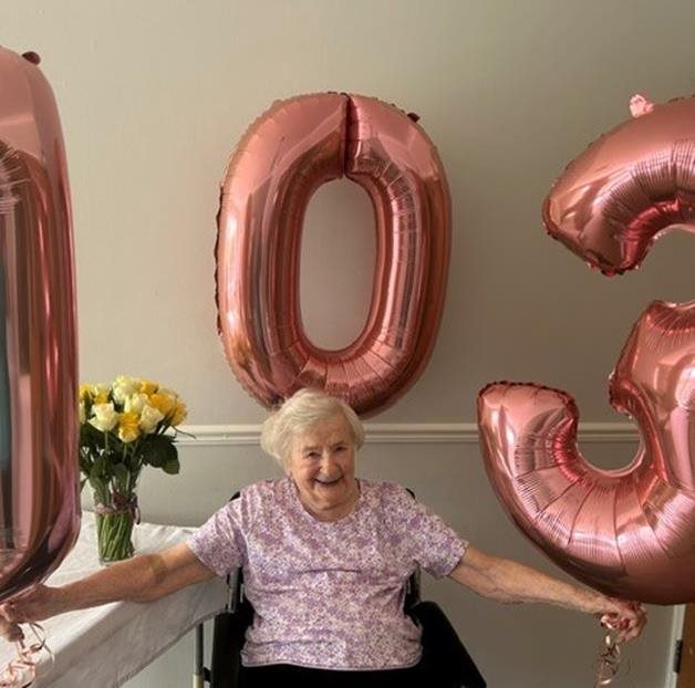 Chelmsford care home resident celebrates milestone birthday