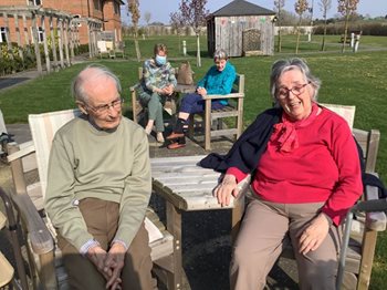 Dynamic duo back together at Stratford-upon-Avon care home