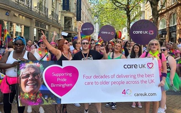 Care home residents join Birmingham Pride parade  