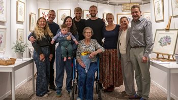 Cardiff care home raises over £3000 through art exhibition