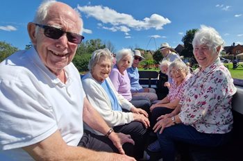 Neigh bother – Newbury care home residents surprised with horse drawn carriage