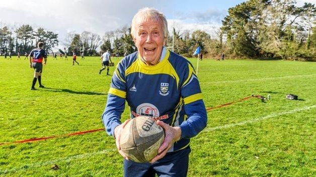 87-year-old Poole care home resident returns to the rugby pitch