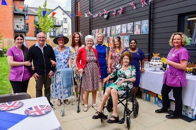 Corgis join Basingstoke care home residents celebrate the Platinum Jubilee in style
