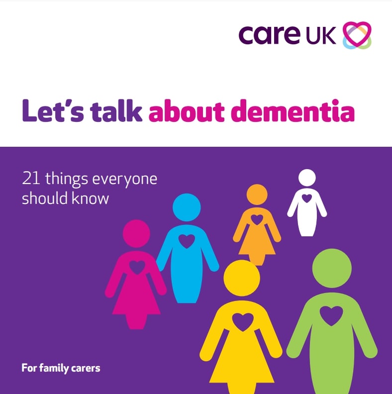 Let's talk about dementia Free guide Care UK