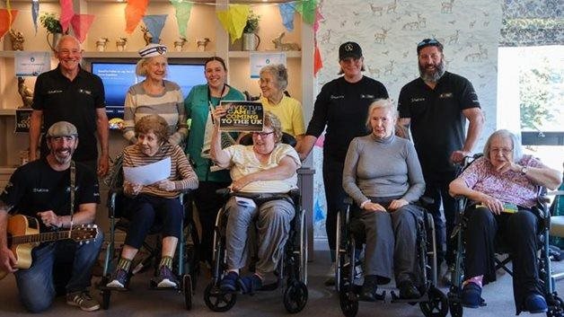 Sailing challenge crew stops by at Edinburgh care home 