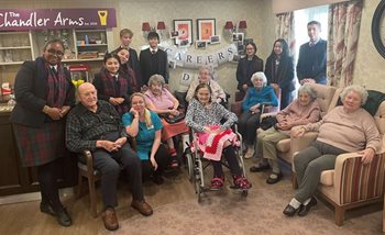 Pearls of wisdom! Bromsgrove care home residents share career advice with local youngsters