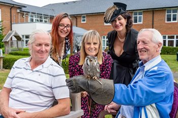 A flying visit! Care homes celebrate summer in Stratford-upon-Avon