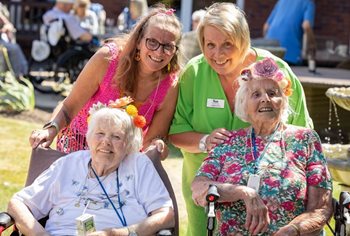 Disco-tastic! Stockport care home hosts the ultimate summer festival 