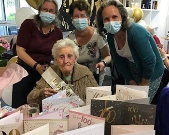 ‘Just keep walking – no marathons necessary!’ Frome resident reveals the secret to a long life on her 100th birthday
