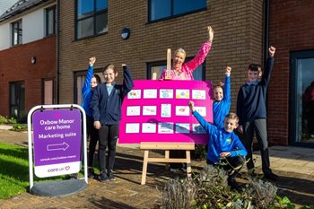 Home is where the art is – Shrewsbury pupils get crafty for new care home 