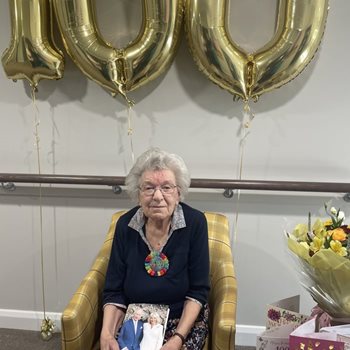Thetford centenarian resident shares secret to longevity 