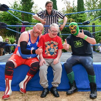 Lifelong wrestling fan experiences first live match at Kidderminster care home