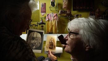 Edinburgh care home resident reunites with childhood outfit on display at museum