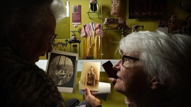 Edinburgh care home resident reunites with childhood outfit on display at museum