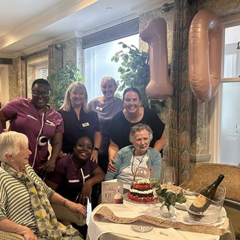 Knutsford centenarian resident shares secret to longevity 