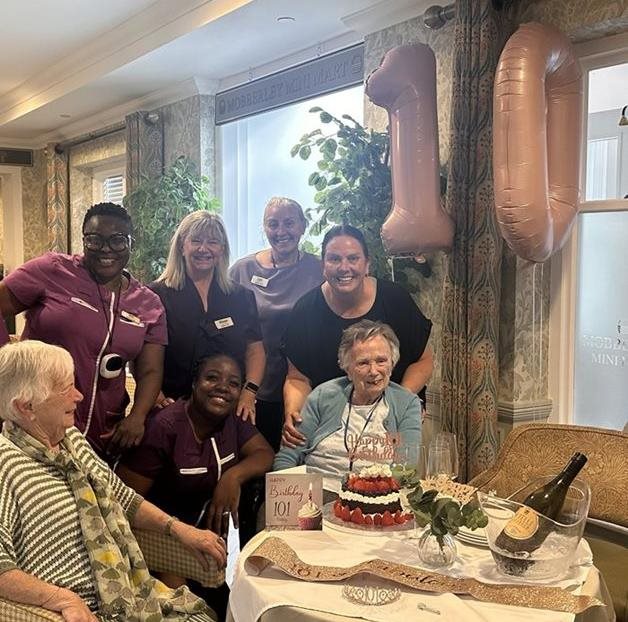 Knutsford centenarian resident shares secret to longevity 