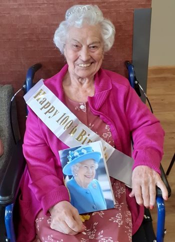 “Afternoon naps and lots of laughter” – 100-year-old Sidcup care home resident shares the secret to a long life