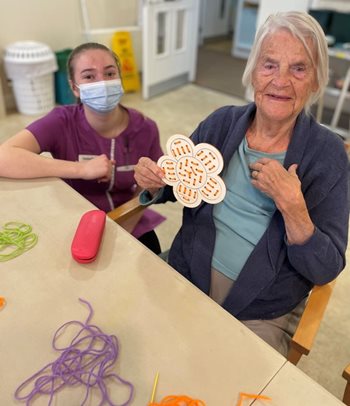 Sew much fun! Hailsham care home residents revisit favourite hobbies