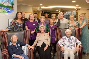 Windsor care home residents celebrate with VIP guest
