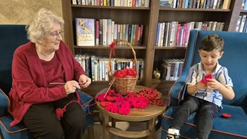 Wolverhampton care home residents team up with local children for DIY project