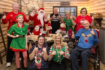 Maidstone care home brings joy to residents with Christmas grotto in their living room 