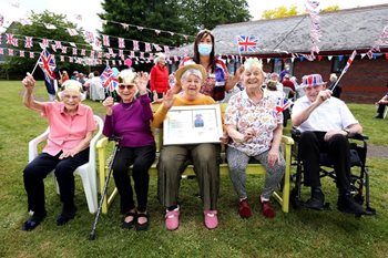  The royal seal of approval – Epsom care home celebrates the Platinum Jubilee with a letter from the Queen