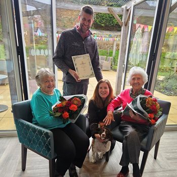 Care home garden wows judges