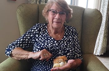 Spring has sprung – Southmead care home welcomes egg-cellent new friends 
