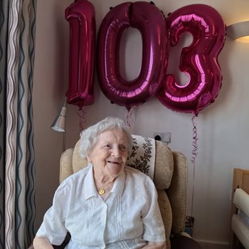 Chelmsford care home resident marks milestone birthday in style