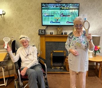 ‘Wii’ are down with the kids! Care home residents take an unusual approach to getting fit