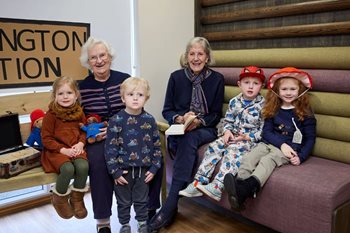A story that’s plot on – Newbury care home residents read bedtime stories to local children