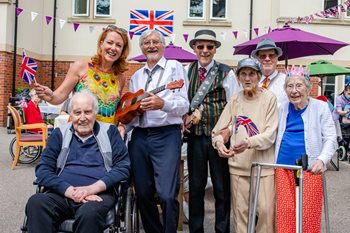 The royal treatment – Halstead care home residents celebrate the Platinum Jubilee in style