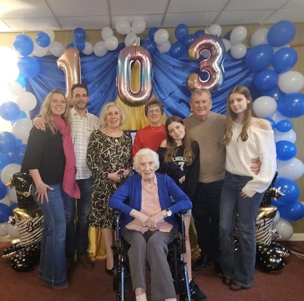Slough war veteran turns 103 in style