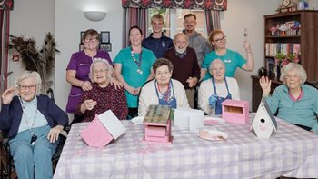 Newmarket care home residents team up with local children for DIY project