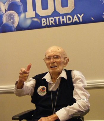 ‘Keep active’ – Local care home resident reveals secret to long life on 100th birthday