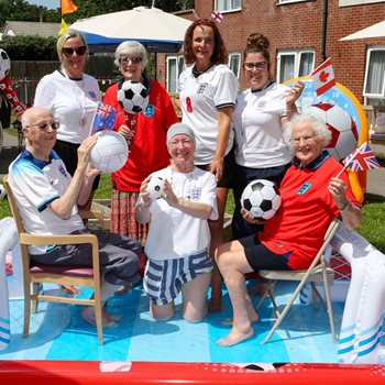 Dorset care homes team up with community for matchday magic