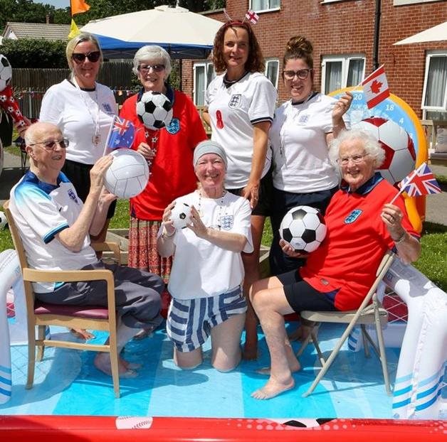 Dorset care homes team up with community for matchday magic