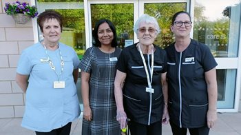 Hythe care home resident returns to work in laundry room 