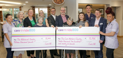 Virtuous cycle – Care UK's national fundraising efforts culminate