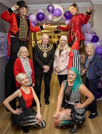 It’s showtime! Cheadle care home residents enjoy carnival fun