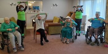 Let’s get physical – Eye care home gets fit with the Green Goddess