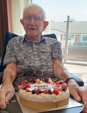 “Good genes” – Eye resident reveals the secret to living a long life on his 102nd birthday