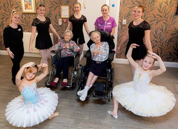 Bromsgrove care home hosts a magical surprise for 96-year-old ballet enthusiast   