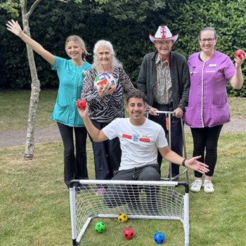 St Ives care home residents up lace up their boots for matchday magic