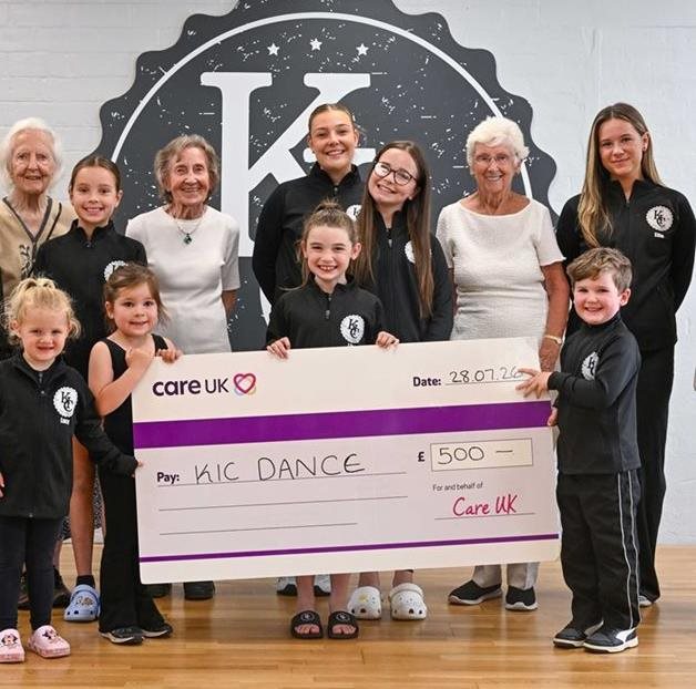 Edinburgh care home donates £500 to dance school