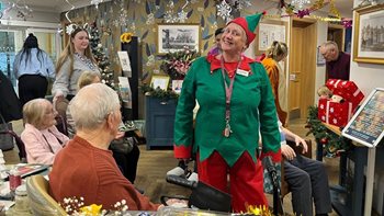 Local community joins Haywards Heath care home for a journey into Christmas past